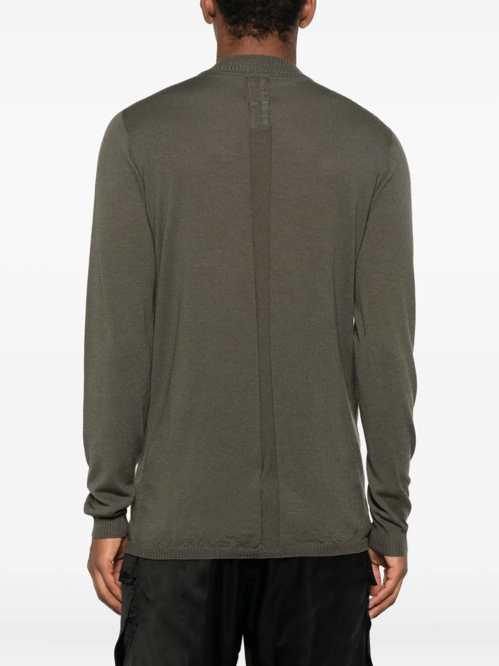 Rick Owens Lupetto high-neck wool sweater Groen