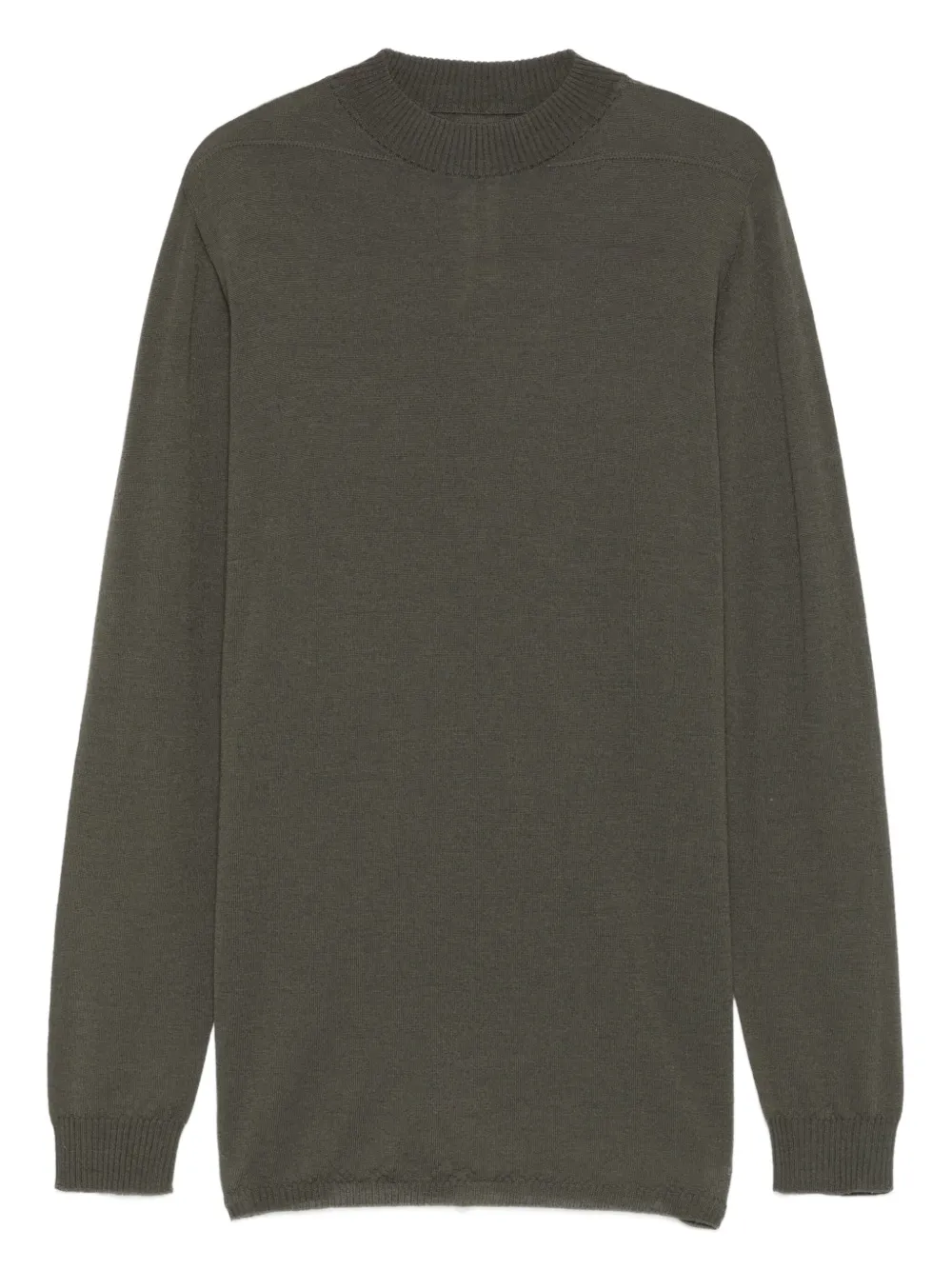 Rick Owens Lupetto high-neck wool sweater Groen
