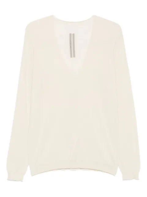 Rick Owens v-neck wool sweater