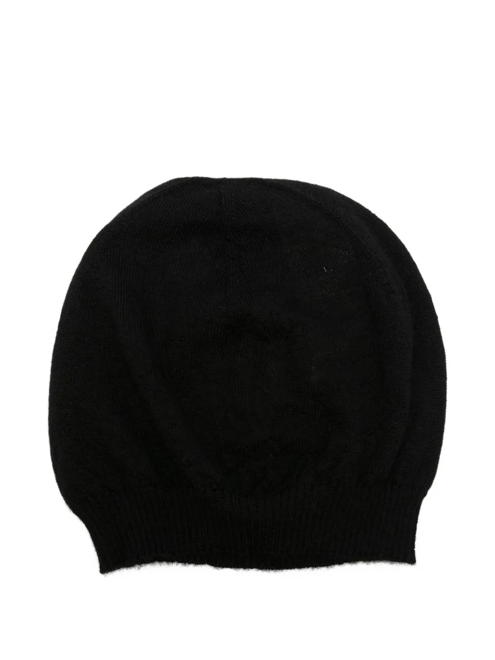 Rick Owens cashmere beanie Zwart