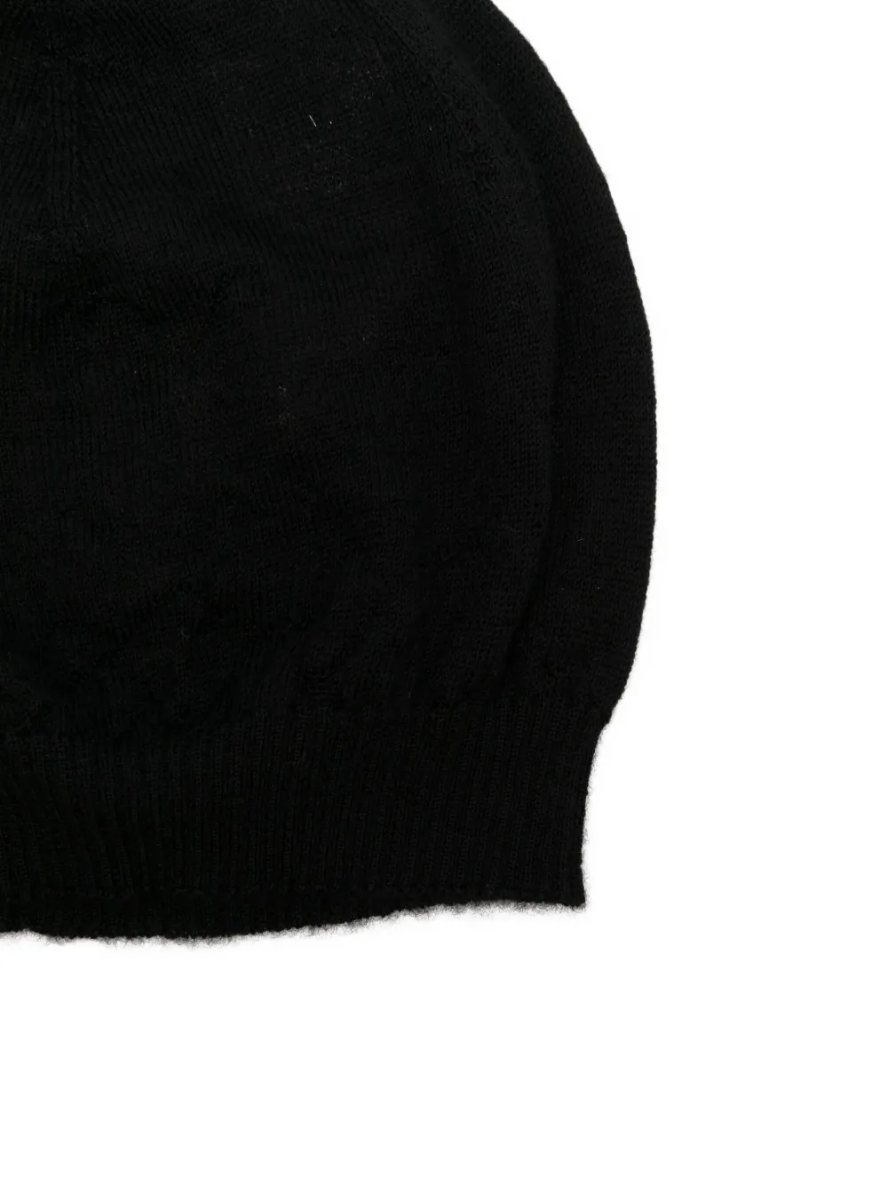 Rick Owens cashmere beanie Zwart