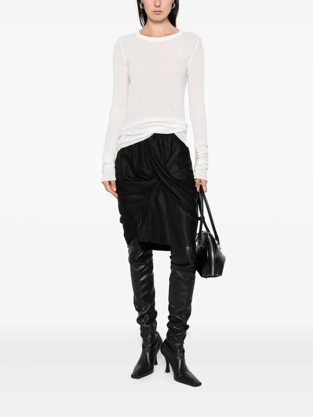 Rick Owens Top met lange mouwen Wit