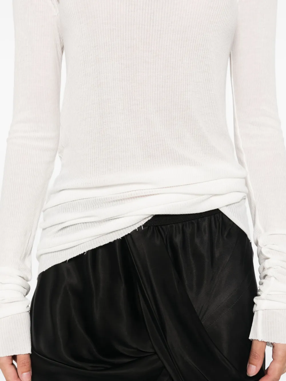 Rick Owens Top met lange mouwen Wit