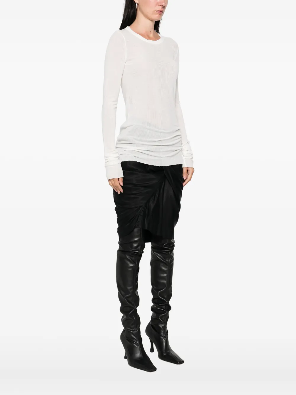 Rick Owens Top met lange mouwen Wit