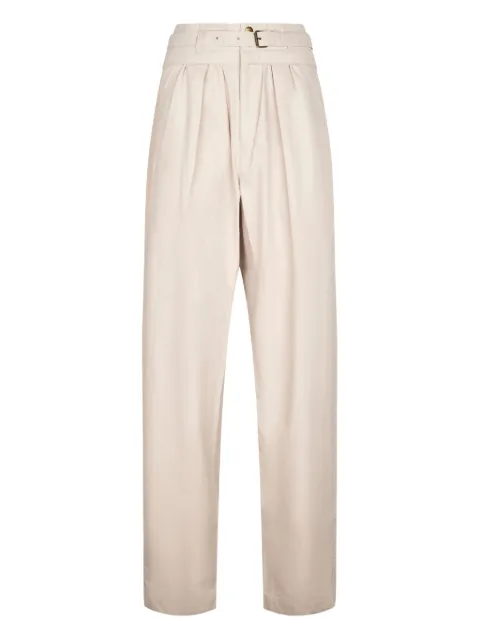 MARANT ÉTOILE belted pleated trousers