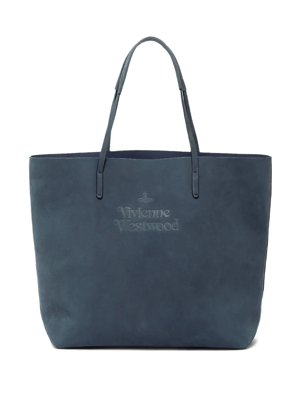 Vivienne Westwood Embossed Shoulder Bag In Blue