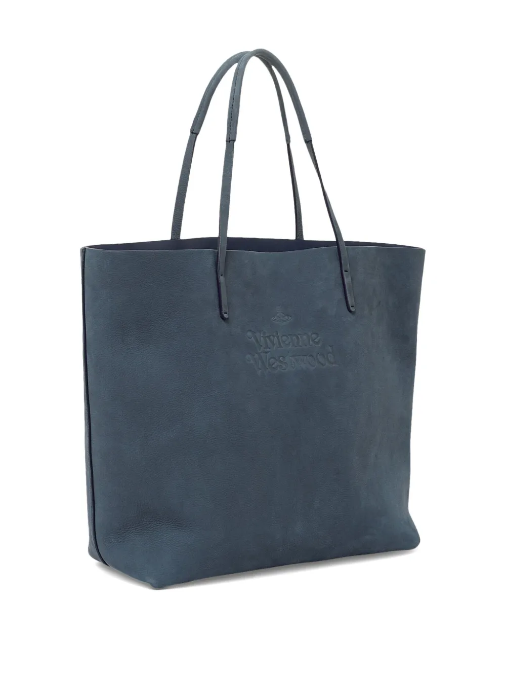 Vivienne Westwood embossed shoulder bag - Blauw