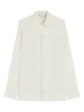 Max Mara button-down silk shirt - Neutrals