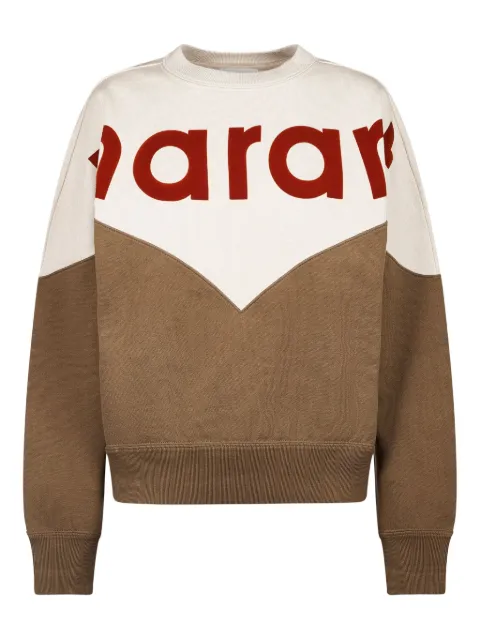MARANT ÉTOILE colour-block logo sweatshirt