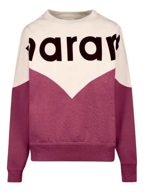 MARANT ÉTOILE colour-block logo sweatshirt