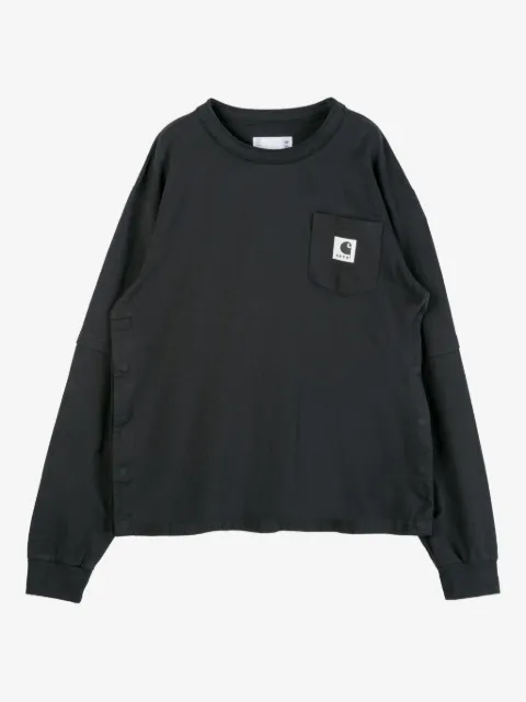 sacai playera en colaboración con Carhartt WIP 