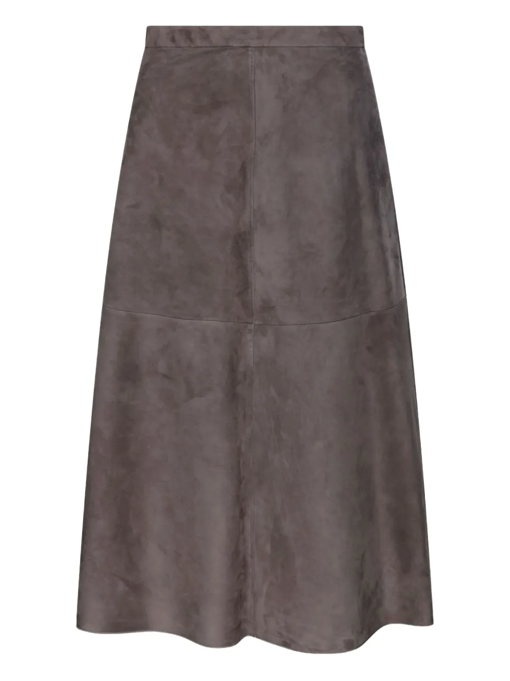 'S Max Mara suede A-line skirt | Grey | Image 1