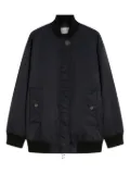 Sportmax drop-shoulder bomber jacket - Black