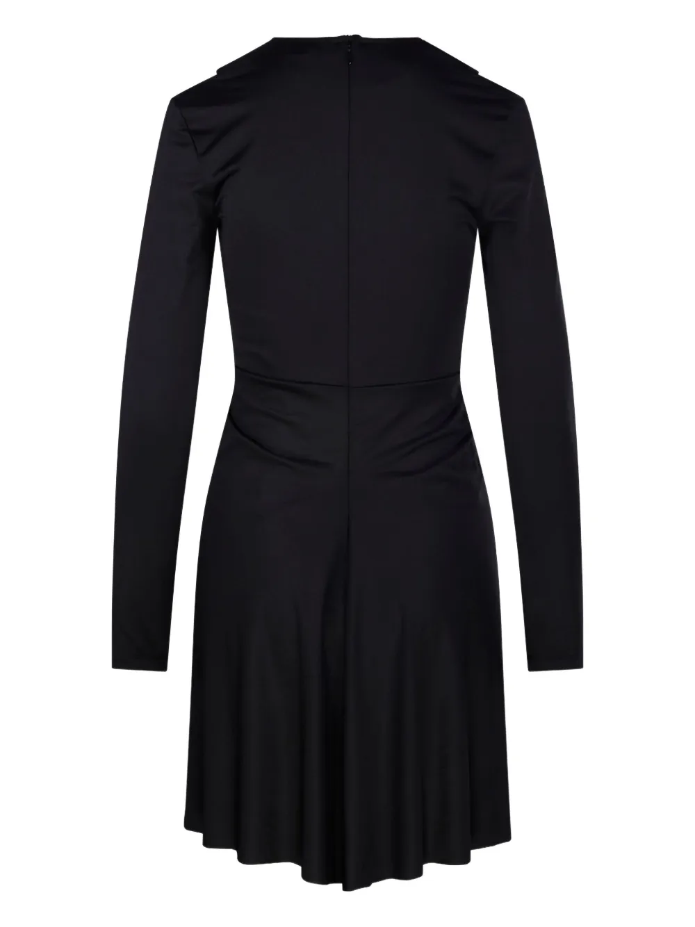 Victoria Beckham plunge-neck mini dress Zwart