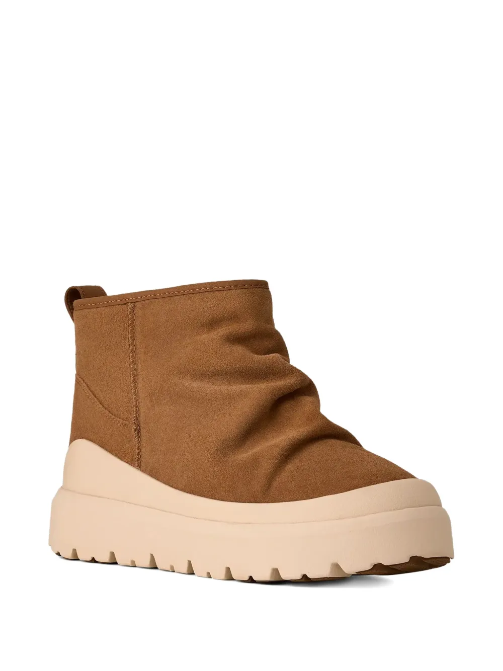 UGG Heritage Utility suede platform boots Brown