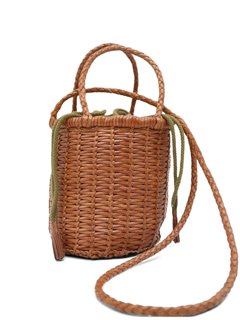 Dragon Diffusion Mini Lina Bucket Bag In Brown