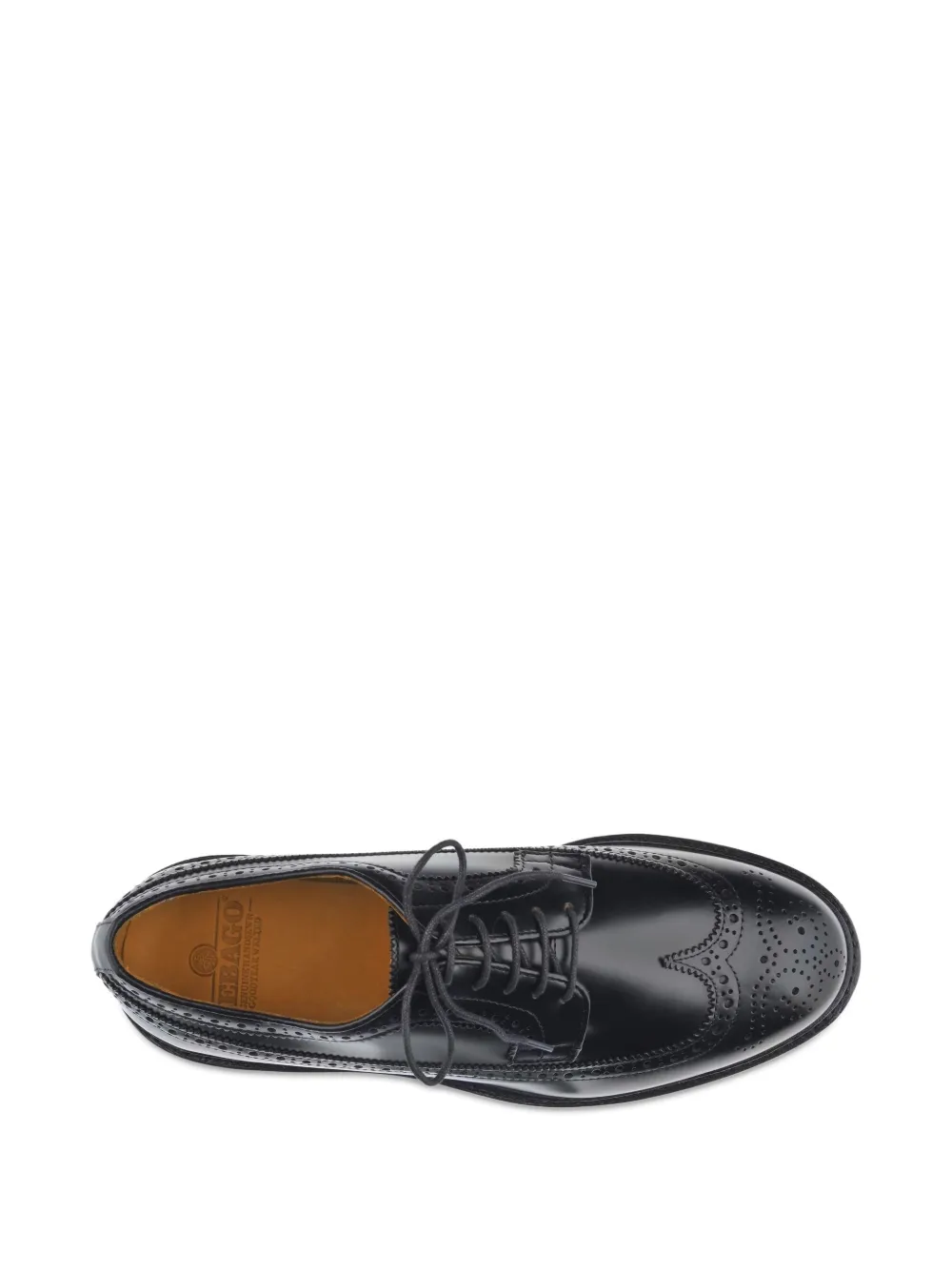Sebago leather brogues Black