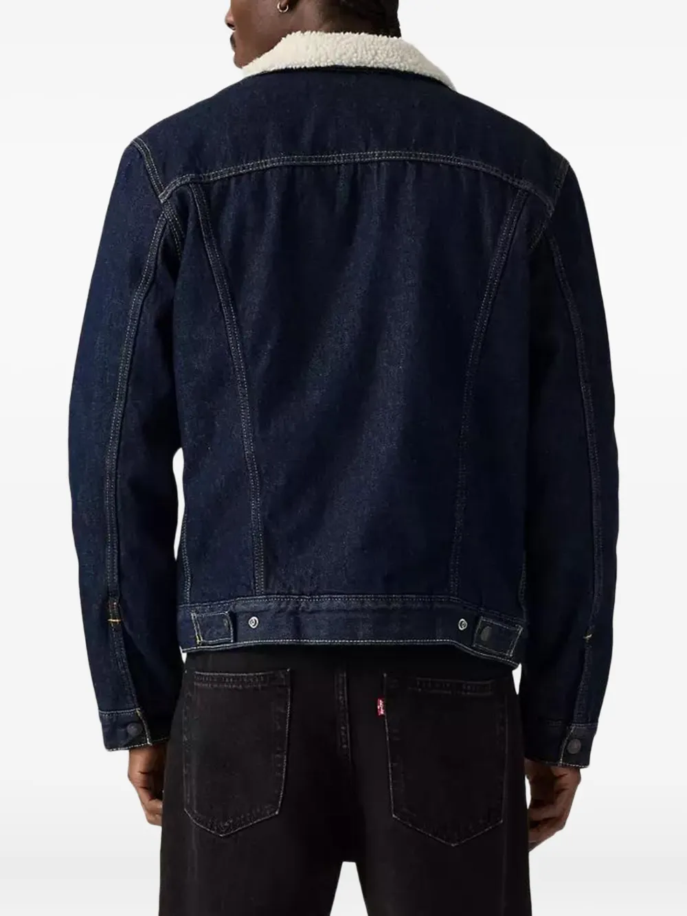 Levi's Sherpa Collar Pocket Jacket In Blue