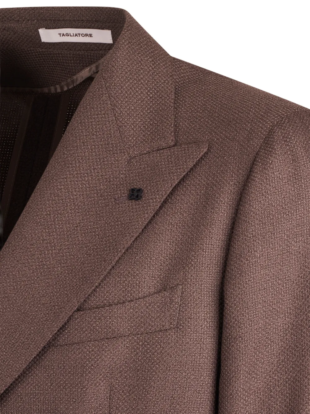 Tagliatore Wollen blazer Bruin