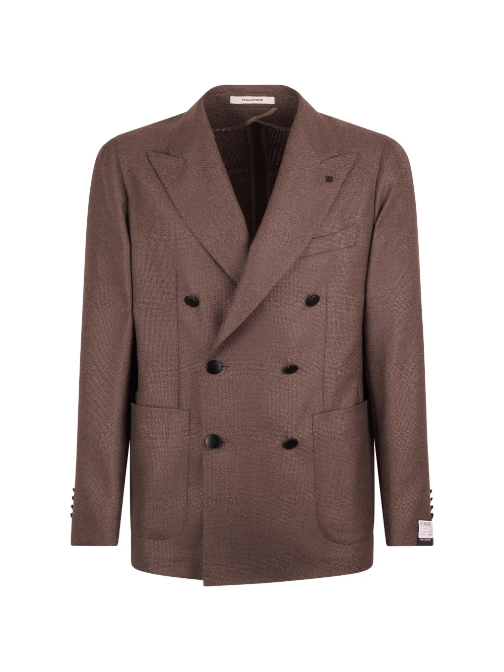 Tagliatore wool blazer - Marrone