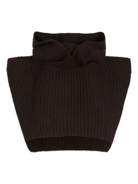 Soeur ribbed turtleneck scarf
