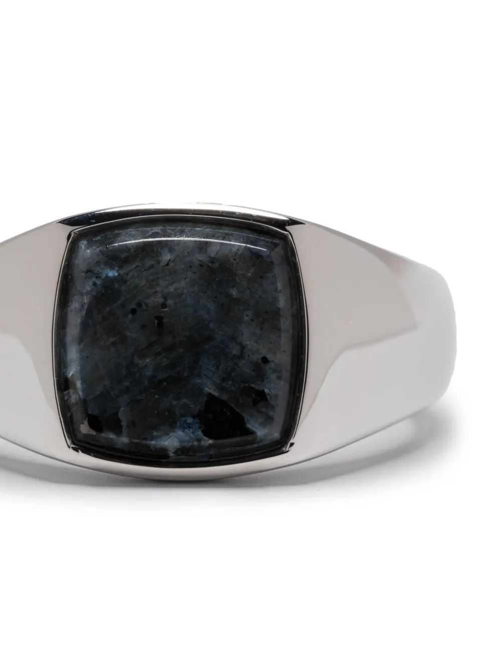 Tom Wood sterling silver larvikite ring | Women | Image 2