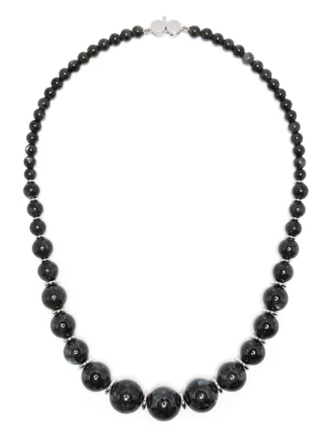 Tom Wood larvikite bead necklace