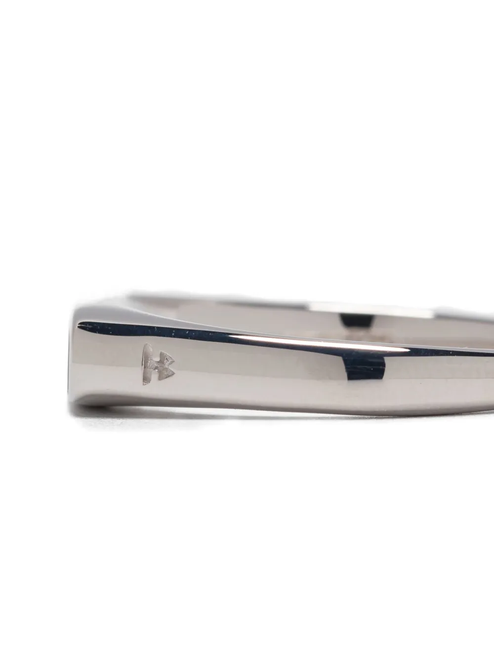 Tom Wood larvikite sterling silver signet ring | Women | Image 2