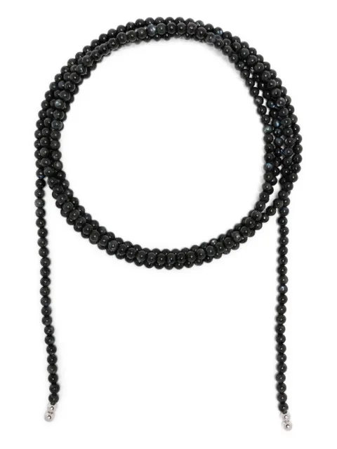 Tom Wood larvikite bead necklace
