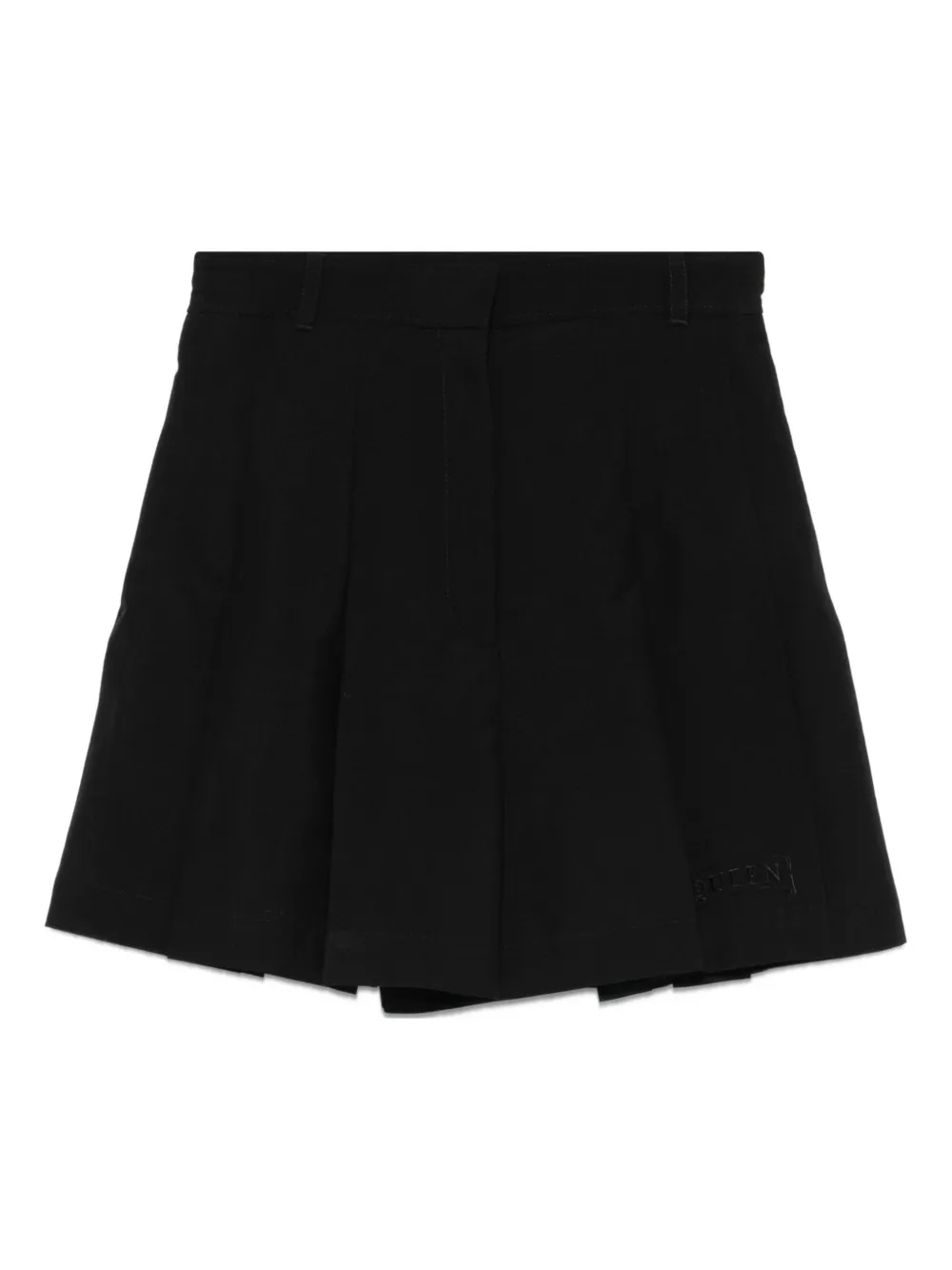 pleated shorts