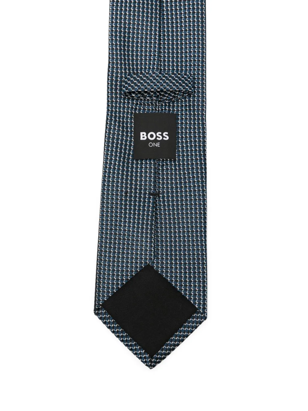 BOSS patterned silk tie | Image 2