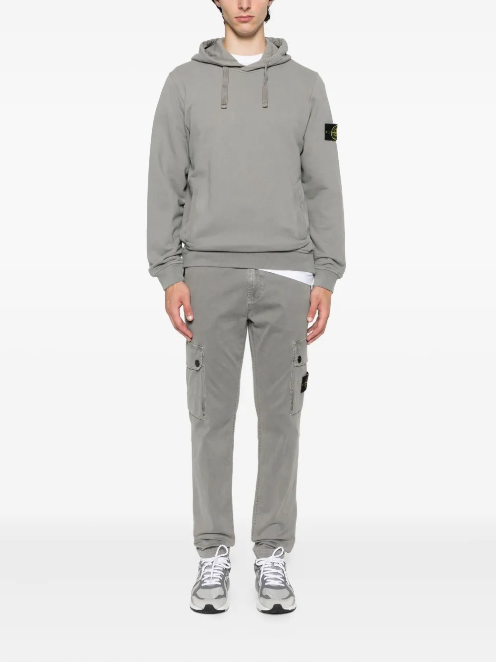 Stone Island cargo patch-pocket trousers Grijs