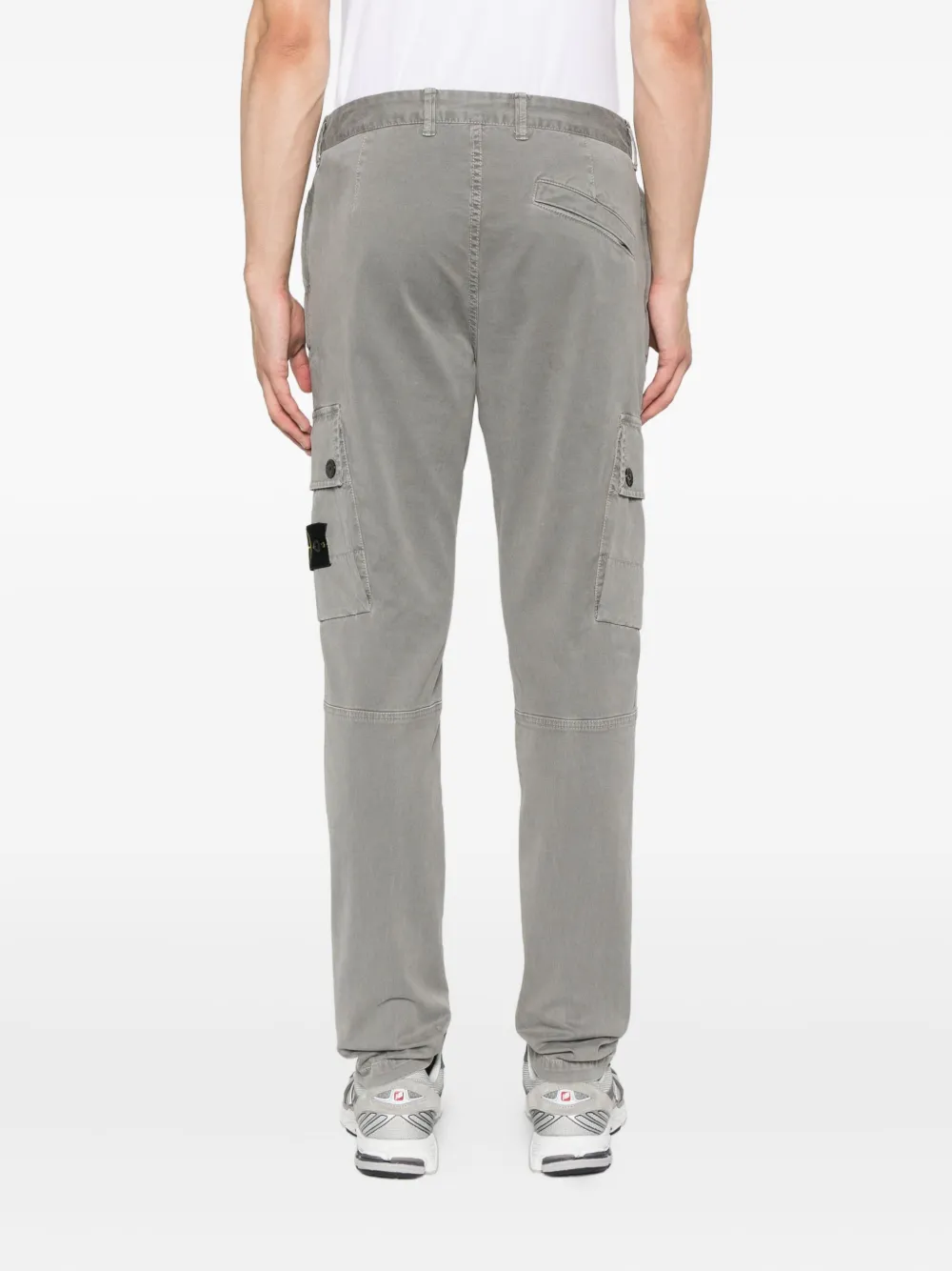 Stone Island cargo patch-pocket trousers Grijs