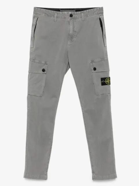 Stone Island pantalon cargo à poches plaquées