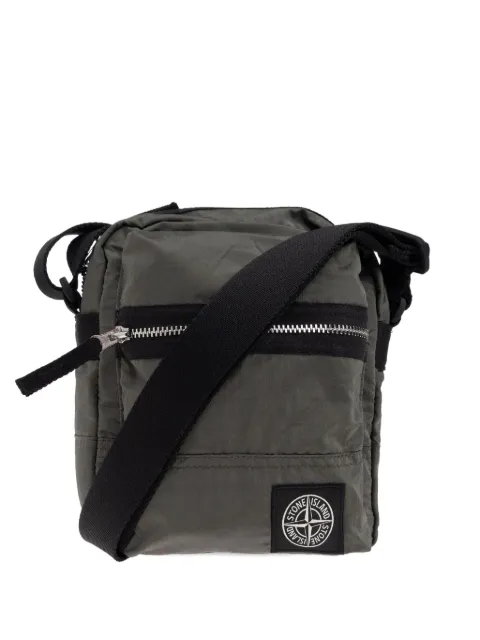 Stone Island zip-fastening messenger bag