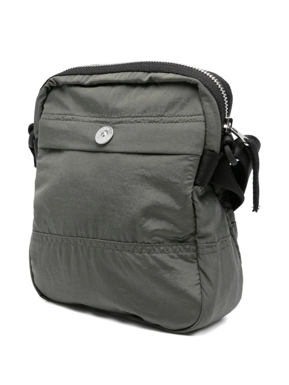 Stone Island zip-fastening messenger bag Groen