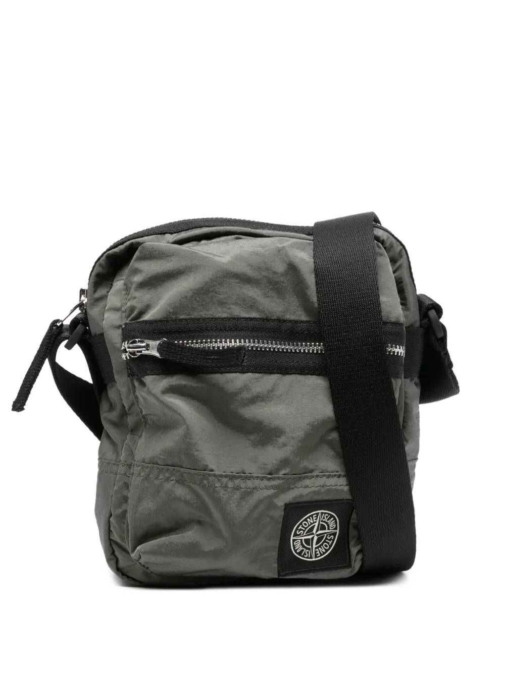 Stone Island zip-fastening messenger bag Groen