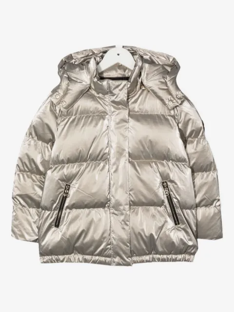 Michael Kors Kids chamarra capitonada con capucha