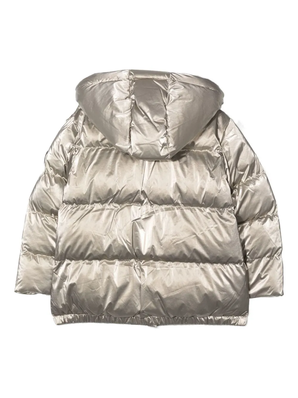 Michael Kors Kids hooded padded jacket Goud
