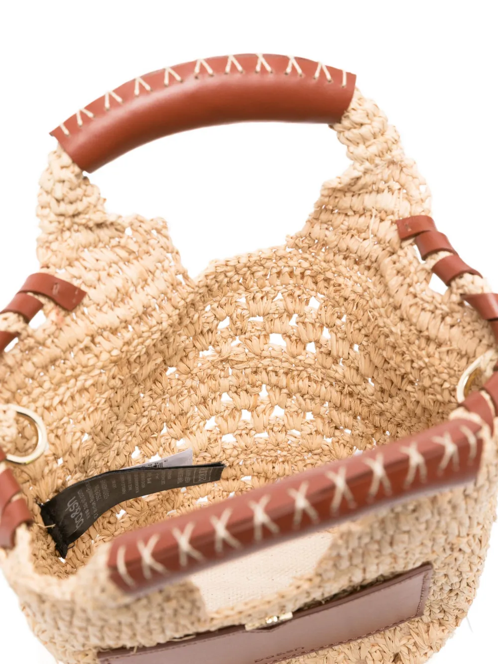 Ba&Sh Ara gehaakte shopper Beige