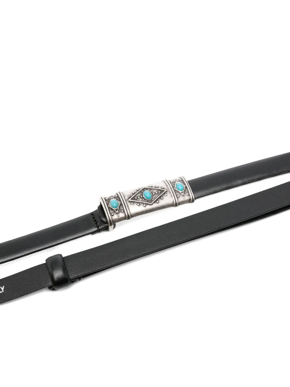 Ba&Sh turquoise-embellished leather belt | Image 2