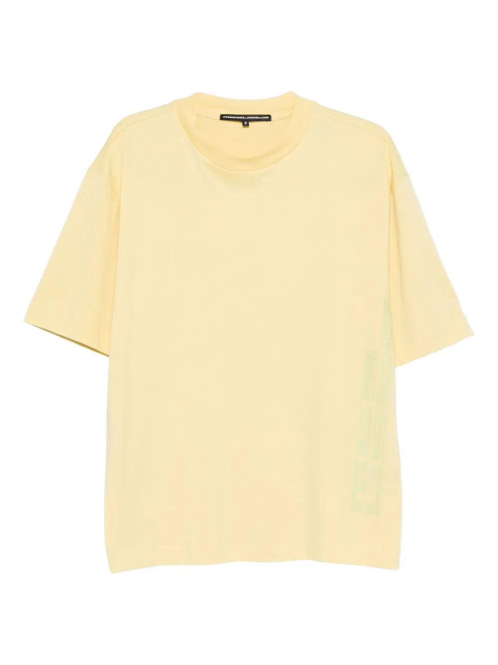 MEGUSTA  logo-print cotton T-shirt | Yellow | Image 1