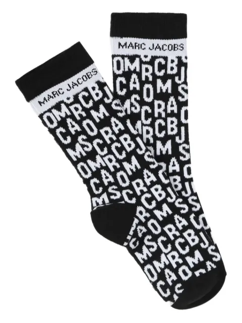 Marc Jacobs Kids logo-pattern socks
