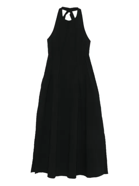 RXQUETTE halter-neck pleated midi dress