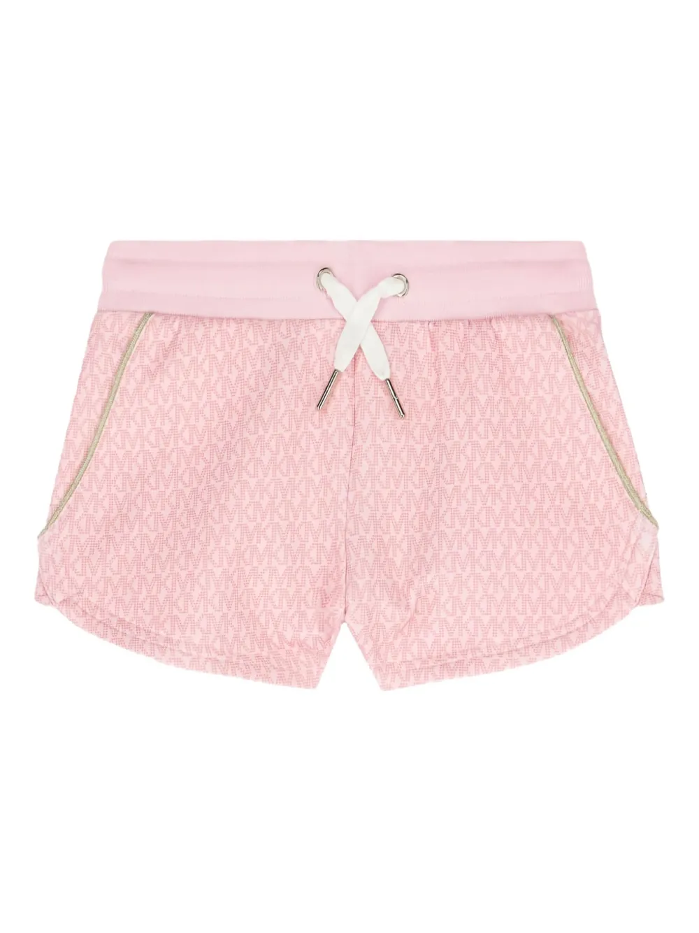 Michael Kors Kids logo drawstring shorts - ピンク Michael Kors Kids logo drawstring shorts - ピンク
