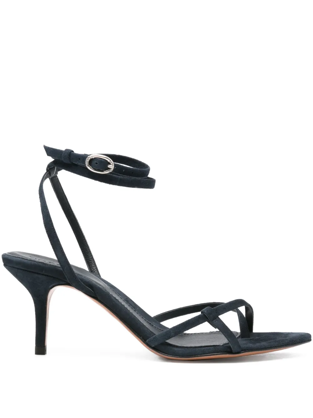 Ba&Sh 70mm Cera ankle-tie stiletto sandals | Blue | Image 1