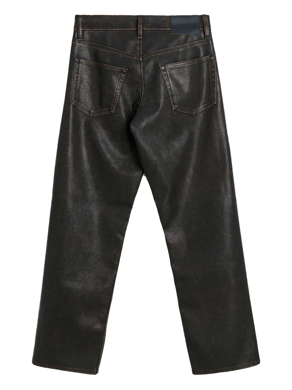 Sunflower Trainingsbroek met leren effect Bruin
