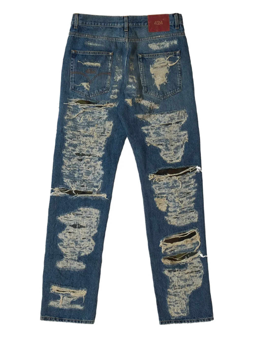 424 Big Daddy "Blue" jeans Blauw