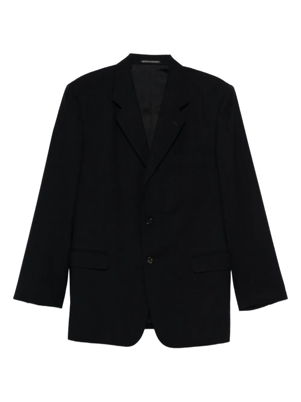 Yohji Yamamoto Pre-Owned 1990s buttoned wool jacket | Blue | Image 1