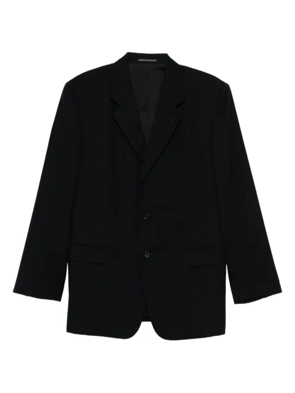 Yohji Yamamoto Pre-Owned 1990s ボタン ジャケット | ブルー